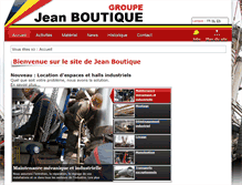 Tablet Screenshot of jean-boutique.com